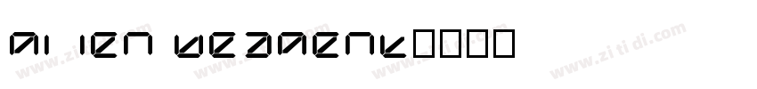 Alien segment字体转换